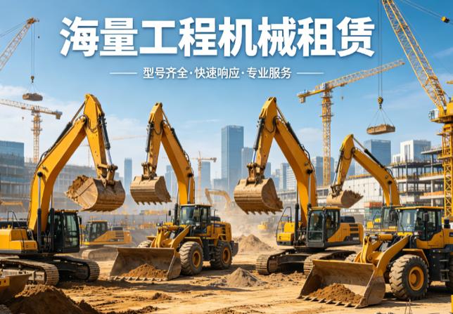 干工程别再硬扛！租设备找这里，省钱不误工——工程机械设备租赁全攻略